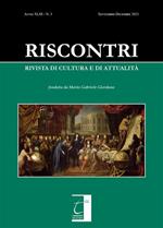 Riscontri. Rivista di cultura e di attualità (2021). Vol. 3: Riscontri. Rivista di cultura e di attualità (2021)