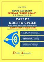 Esame avvocato 2022. Casi di diritto civile. Risolti con soluzioni schematiche