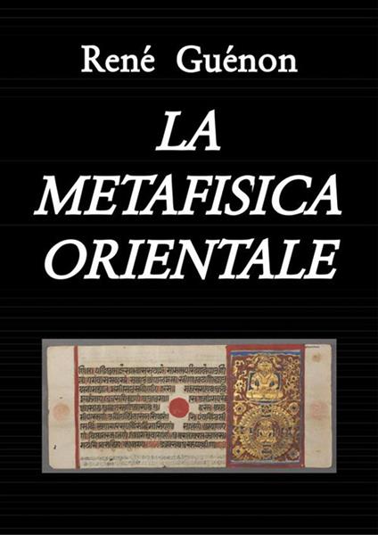 La metafisica orientale - René Guénon - ebook