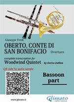 Bassoon part of «Oberto» for Woodwind Quintet. Overture