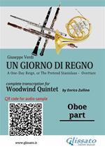 Oboe part of «Un giorno di regno» for Woodwind Quintet. Overture