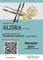 Bassoon part of «Alzira» for Woodwind Quintet. Overture