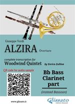 Bb Bass Clarinet (instead Bassoon) part of «Alzira» for Woodwind Quintet. Overture