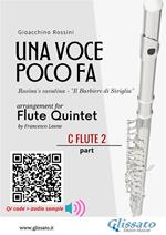 Una voce poco fa for flute quintet. Rosina's cavatina 