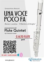 Una voce poco fa for flute quintet. Rosina's cavatina 