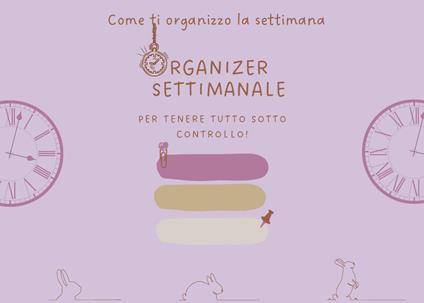Planner settimanale - Sara Asmundo - copertina