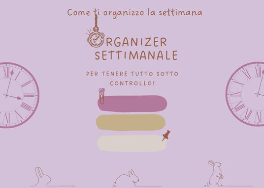Planner settimanale - Sara Asmundo - copertina