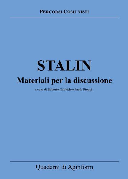 Stalin. Materiali per la discussione - copertina