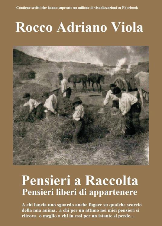 Pensieri a raccolta - Adriano Viola - copertina