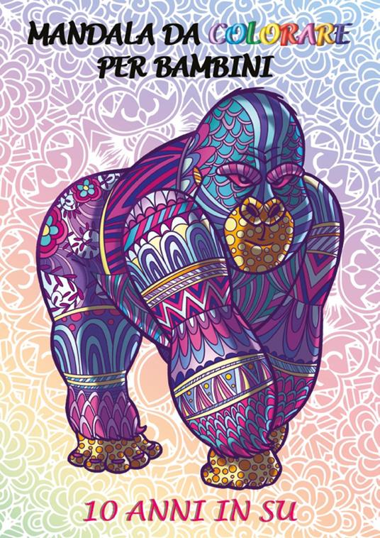 Mandala da colorare per bambini - Alessandro Battan - copertina