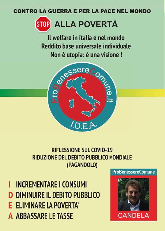 Stop: aboliamo la povertà. Il welfare in Italia e nel mondo. Reddito base universale individuale. Non è una utopia: è una visione! - Domenico Candela - copertina