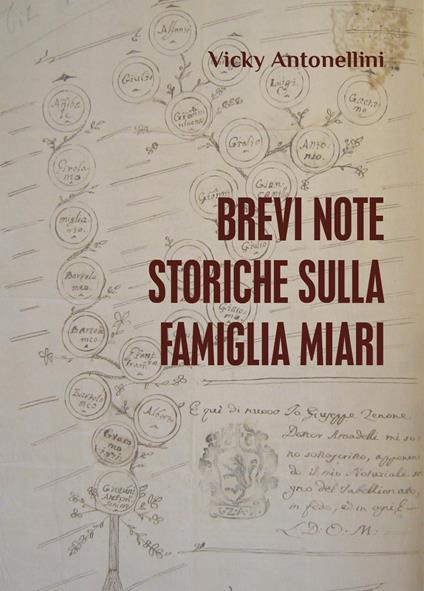 Brevi note storiche sulla famiglia Miari - Vicky Antonellini - copertina