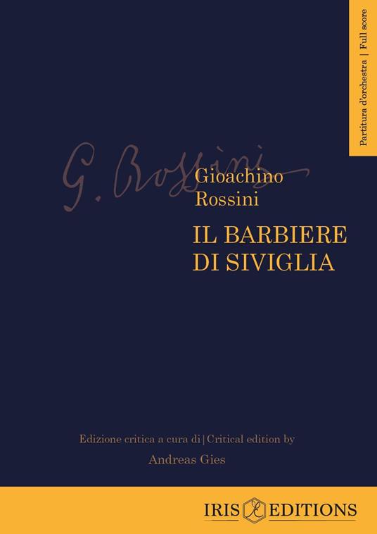 Il barbiere di Siviglia - Gioachino Rossini - copertina