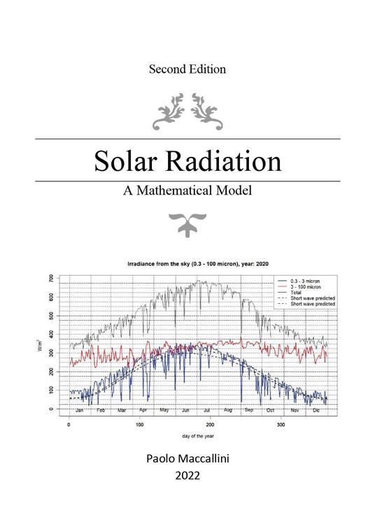 Solar radiation. A mathematical model - Paolo Maccallini - copertina