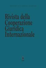 Rivista della Cooperazione Giuridica Internazionale. Quadrimestrale dell'istituto Internazionale di Studi Giuridici (2022). Vol. 71