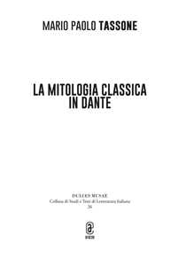 La mitologia classica in Dante