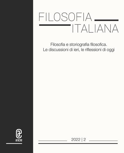 Filosofia italiana (2022). Vol. 2 - copertina
