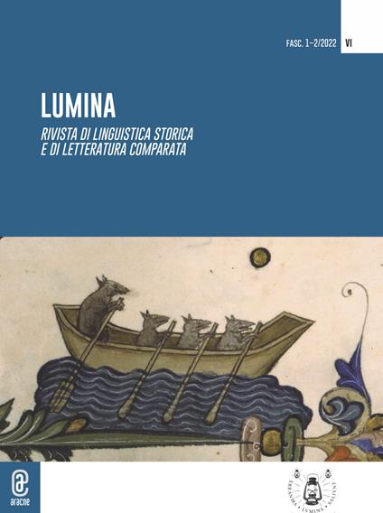Lumina. Rivista di linguistica storica e di letteratura comparata (2022). Vol. 6 - copertina
