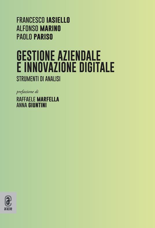 Gestione aziendale e innovazione digitale. Strumenti di analisi - Francesco Iasiello,Alfonso Marino,Paolo Pariso - copertina