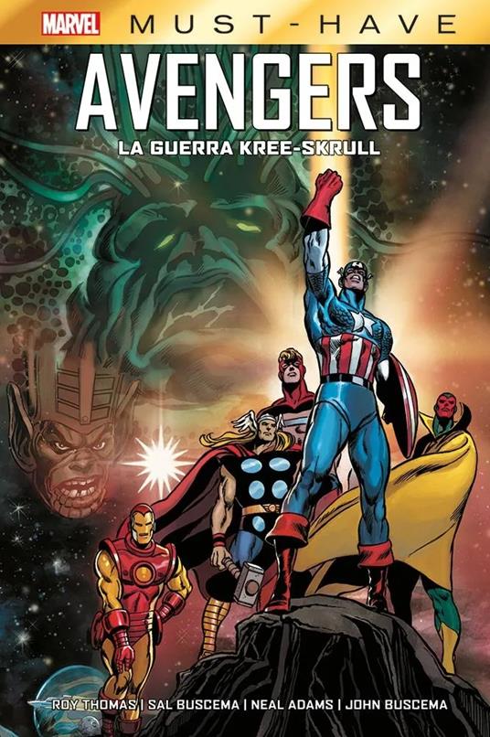 La guerra Kree-Skrull. Avengers - Roy Thomas,Sal Buscema,Neal Adams - copertina