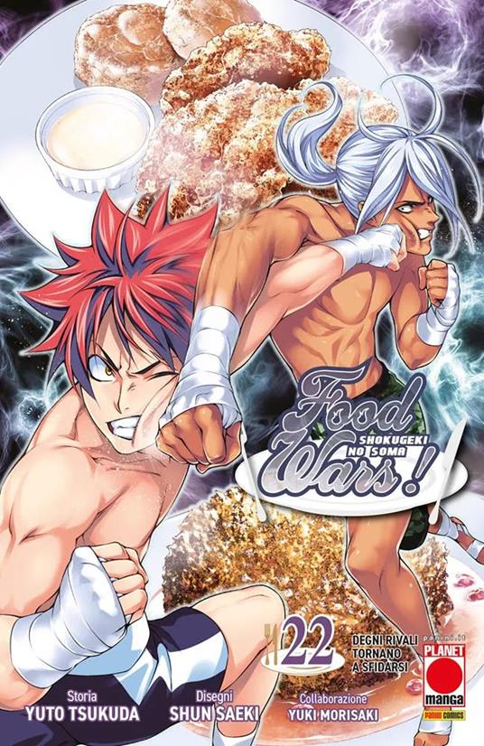 Food wars!. Vol. 22: Degni rivali tornano a sfidarsi - Yuto Tsukuda,Shun Saeki,Yuki Morisaki - copertina