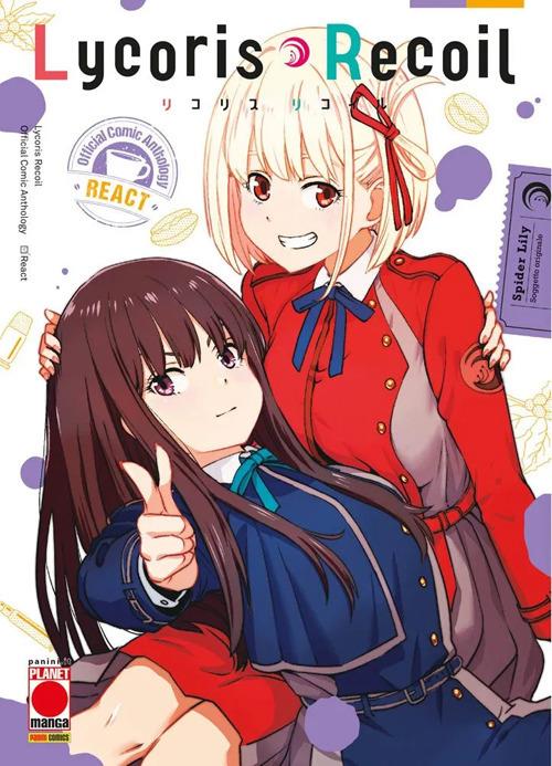 Lycoris recoil. Official comic anthology. React - Lily Spider - copertina