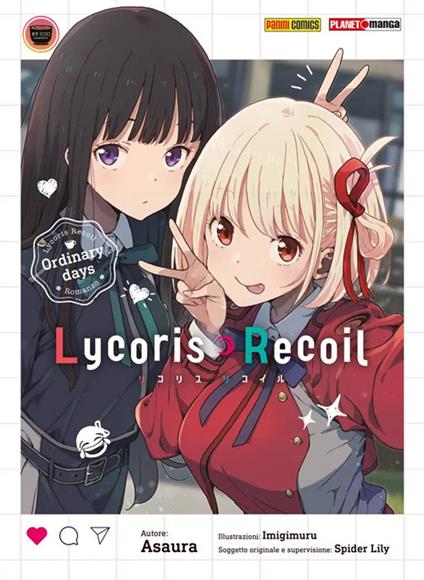 Lycoris recoil. Ordinary days - Asaura,Lily Spider - copertina