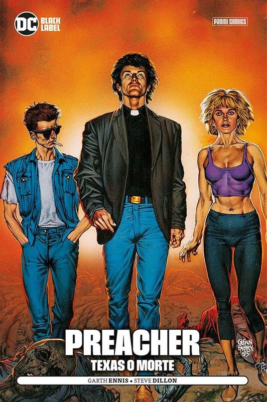 Preacher. Vol. 1: Texas o morte - Garth Ennis,Steve Dillon - copertina