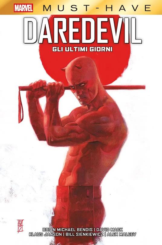 Gli ultimi giorni. Daredevil - Brian Michael Bendis,David Mack,Klaus Janson - copertina