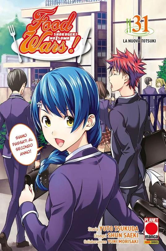 Food wars!. Vol. 31: La nuova Totsuki - Yuto Tsukuda,Shun Saeki,Yuki Morisaki - copertina