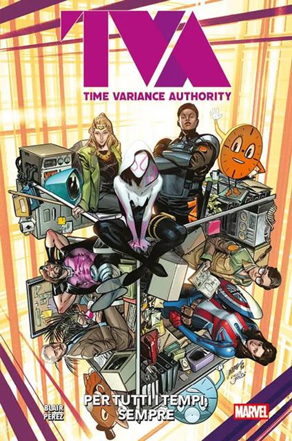 Per tutti i tempi, sempre. TVA. Time Variance Authority - Katharyn Blair - copertina