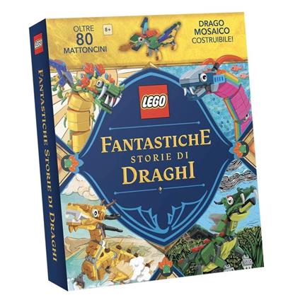 Fantastiche storie di draghi. Lego. Con 80 mattoncini Lego - copertina