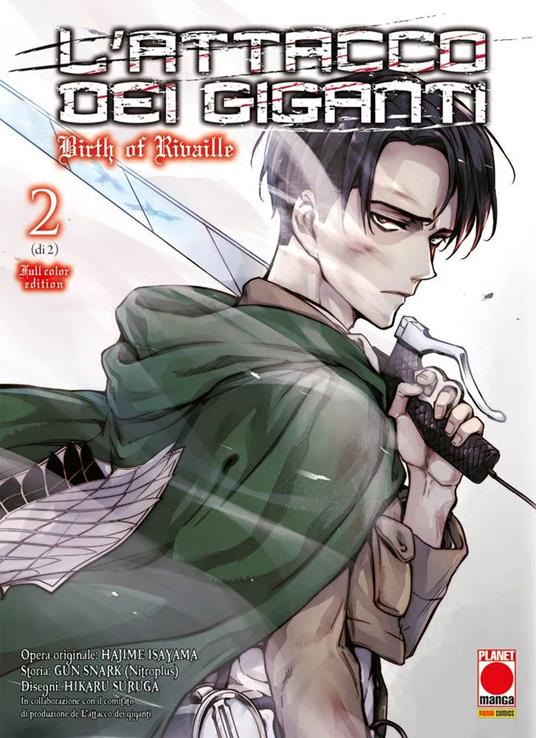 L'attacco dei giganti. Birth of Rivaille. Ediz. full color - Hajime Isayama,Gun Snark - copertina