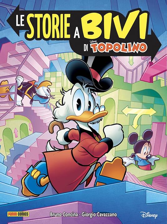 Le storie a bivi di Topolino - Bruno Concina - copertina