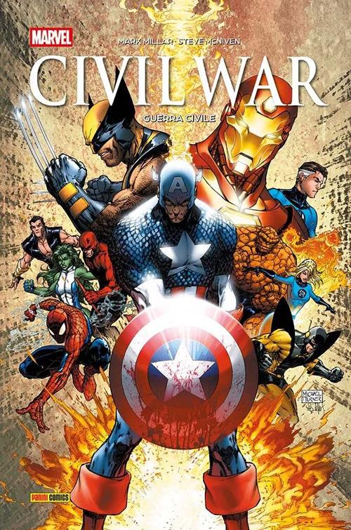 Civil war - Mark Millar,Steve McNiven - copertina