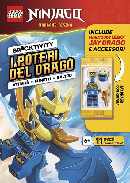 I poteri del drago. Lego Ninjago. Lego world. Con la minifigure LEGO® NINJAGO® di Jay Drago - copertina