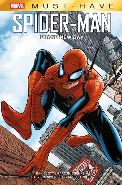 Brand new day. Spider-Man - Dan Slott,Marc Guggenheim,Steve McNiven - copertina