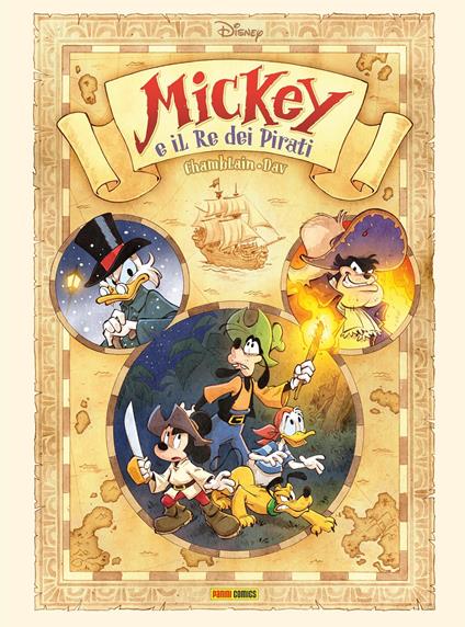 Topolino e il re dei pirati - Joris Chamblain - copertina