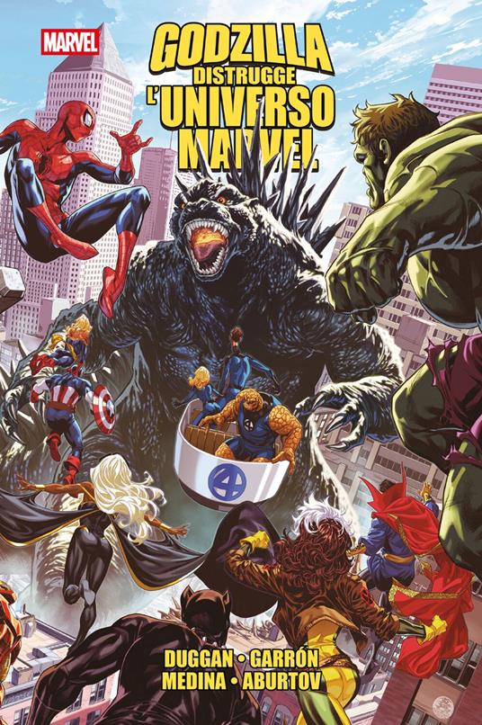 Godzilla distrugge l’Universo Marvel - Jesus Aburtov,Gerry Duggan,Javier Garrón,Paco Medina - ebook