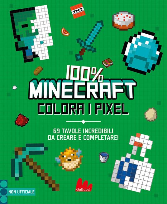 100% Minecraft. Colora i pixel - Vladimir Subbotin - copertina
