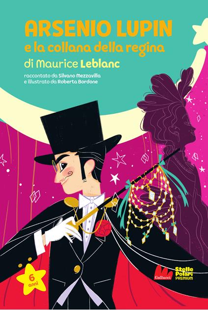 Arsenio Lupin e la collana della regina di Maurice Leblanc - Silvano Mezzavilla - copertina