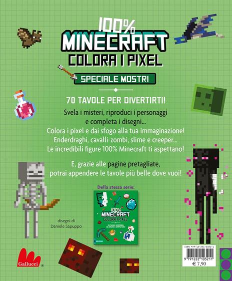 100% Minecraft. Colora i pixel. Speciale mostri. Ediz. a colori - Daniele Sapuppo - 7