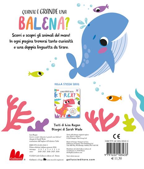 Quanto è grande una balena? Scorri e scopri. Ediz. a colori - Lisa Regan - 3