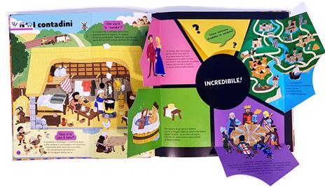 La vita nel castello medievale. Libro pop-up. Ediz. a colori - Priscille Lamure - 2
