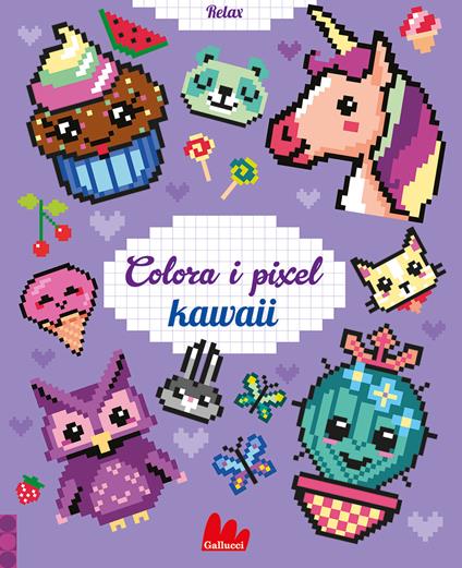 Kawai. Colora i pixel. Ediz. a colori - Eugénie Varone - copertina