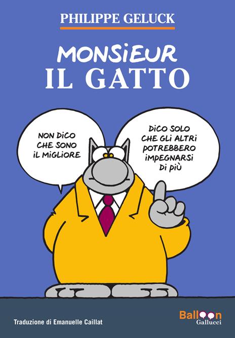 Monsieur Il Gatto - Philippe Geluck - copertina