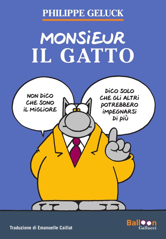 Monsieur Il Gatto - Philippe Geluck - copertina