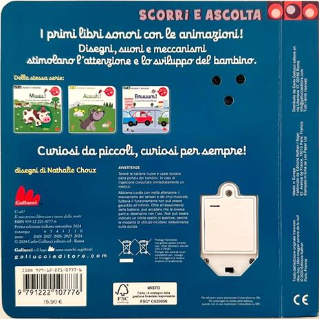 U-uh! Il mio primo libro con i suoni della notte. Ediz. a colori - Nathalie Choux - 3