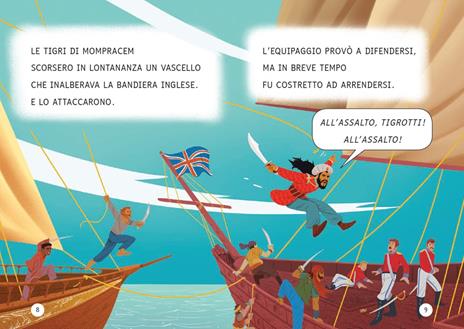 Sandokan e le Tigri di Mompracem di Emilio Salgari. Ediz. a colori - Silvano Mezzavilla - 2