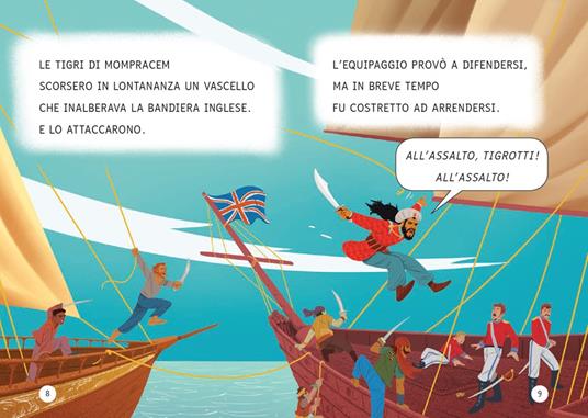 Sandokan e le Tigri di Mompracem di Emilio Salgari. Ediz. a colori - Silvano Mezzavilla - 2